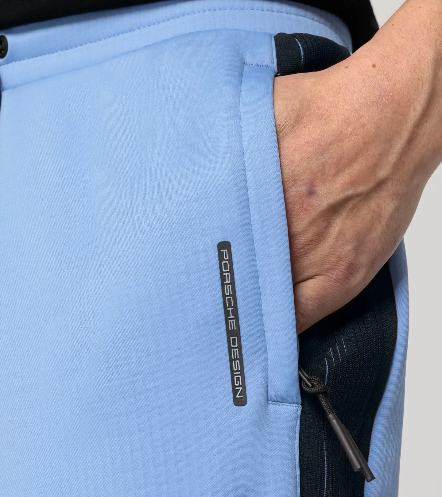 PORSCHE DESIGN Sweatpants Volnočasové kalhoty funkční klasického střihu pastelová modrá