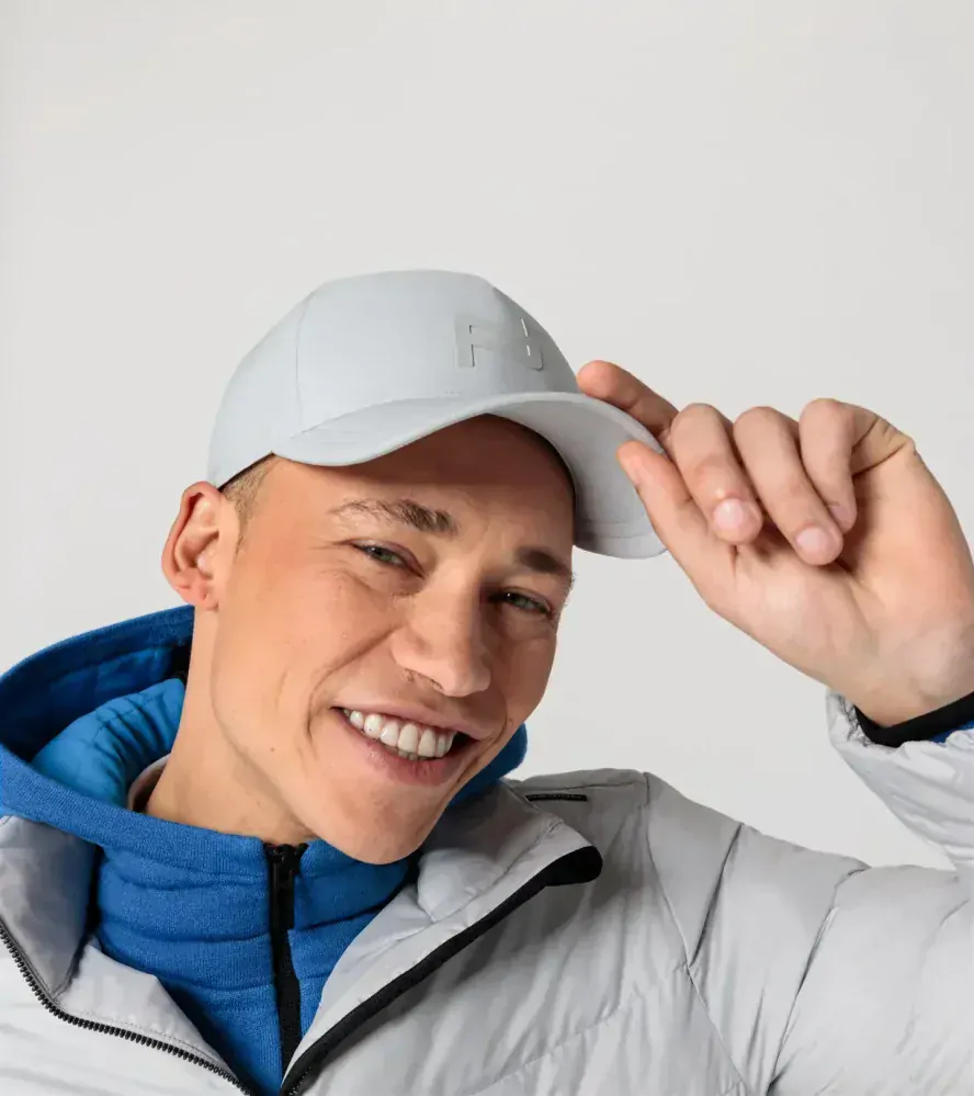 PORSCHE DESIGN Classic Cap Čepice kšiltovka popelavě šedá