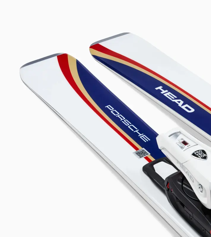 PORSCHE HEAD 8 Series Rally Skis Lyže výkonostní sjezdové bílomodrá Porsche 953