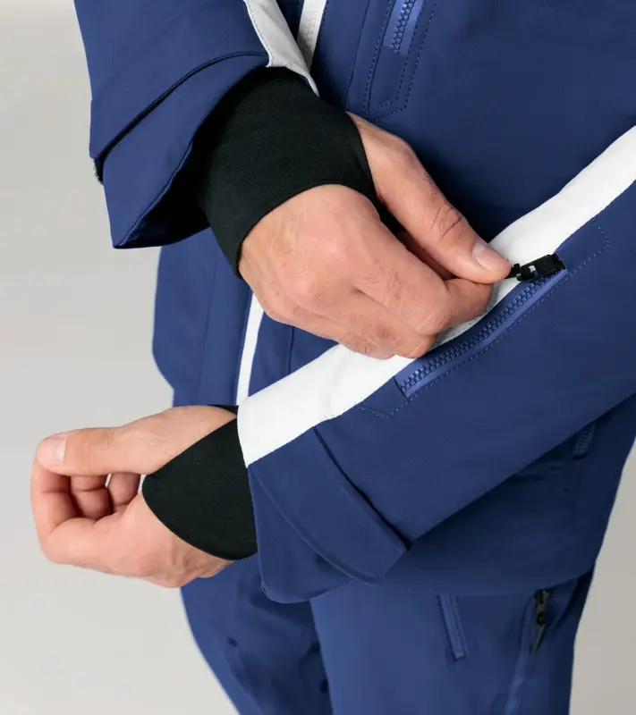 PORSCHE HEAD Dakar Ski Jacket Bunda lyžařská modrobílá Porsche 953