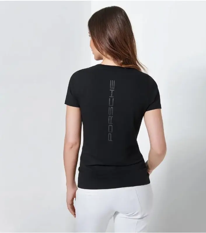 PORSCHE Motorsport Fanwear Collection Women’s T-shirt Tričko dámské z kolekce pro fanoušky černá