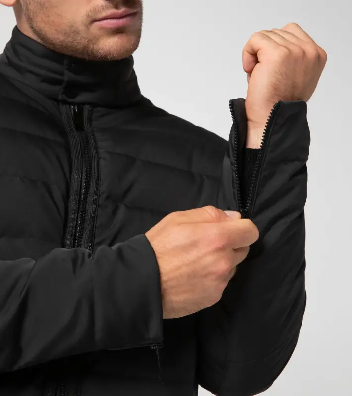 PORSCHE DESIGN Active lightweight jacket Lehká zateplená prošívaná bunda černá