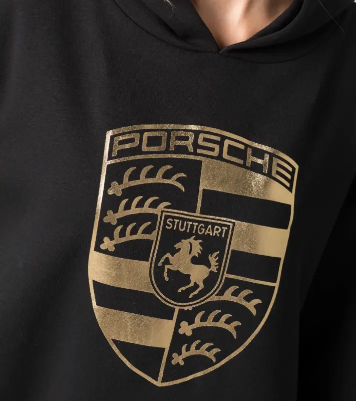 PORSCHE Women's Hoodie Essential Dámská mikina s kapucí černá