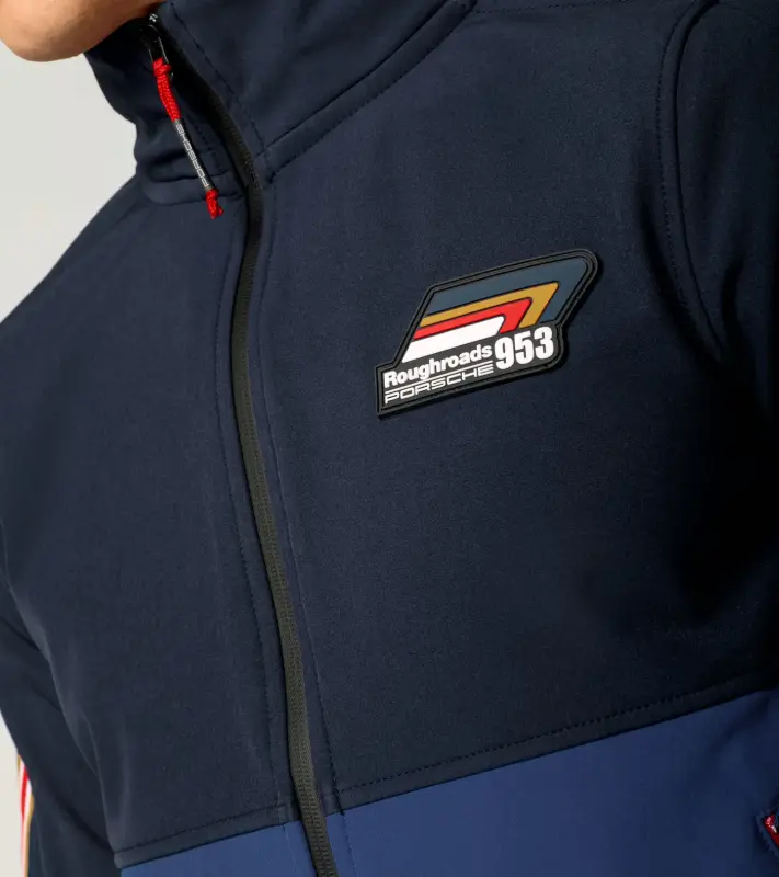 PORSCHE Track jacket Roughroads Bunda sportovní v barvách závodních vozů modrá
