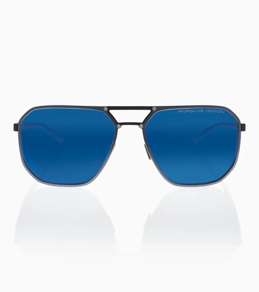 PORSCHE DESIGN Sunglasses P´8971 sluneční brýle šedo modré s tmavě modrými skly