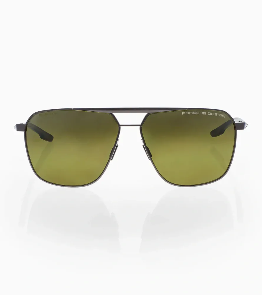 PORSCHE DESIGN Sunglasses P´8949 sluneční brýle tmavě šedé se zelenými skly pol.