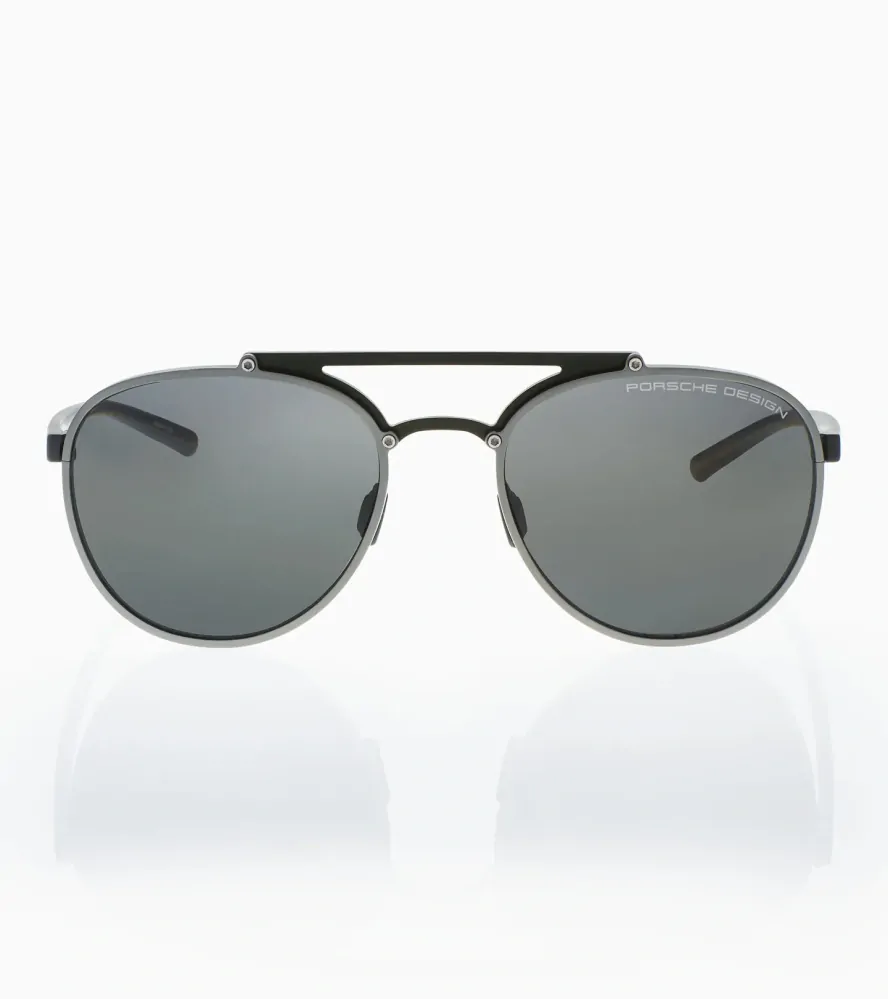 PORSCHE DESIGN Sunglasses P´8972 sluneční brýle černo šedé s šedými skly pol