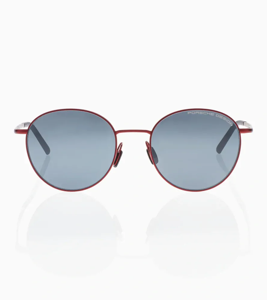 PORSCHE DESIGN Sunglasses P´8969 sluneční brýle červeno černé s modrými skly