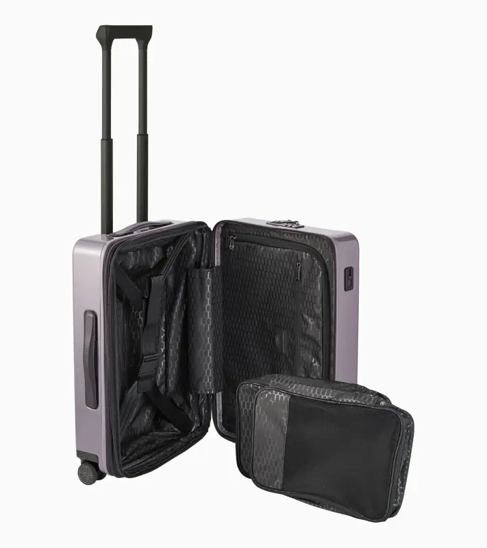 PORSCHE DESIGN Roadster Hardcase 4W Business Trolley S  Manažerské zavazadlo kufr skořepinový velikost S levandulově fialová TSA USB