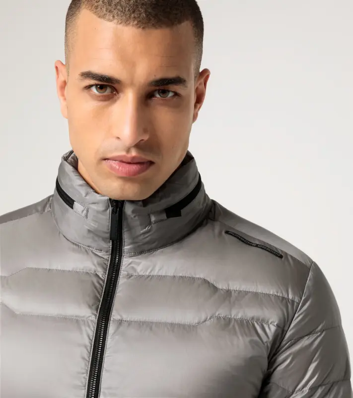 PORSCHE DESIGN Light Packable Jacket Bunda odlehčená sbalitelná prošívaná světle šedá
