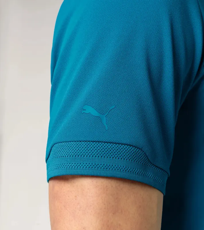 PORSCHE DESIGN Men's Polo Shirt Polokošile tričko s límečkem a knoflíčky modrá