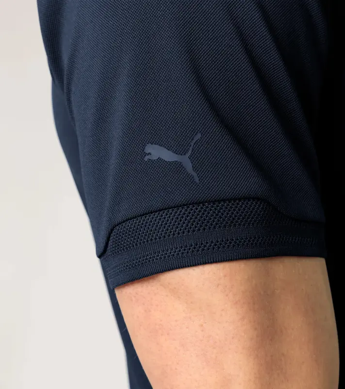 PORSCHE DESIGN Men's Polo Shirt Polokošile tričko s límečkem a knoflíčky tmavě modrá