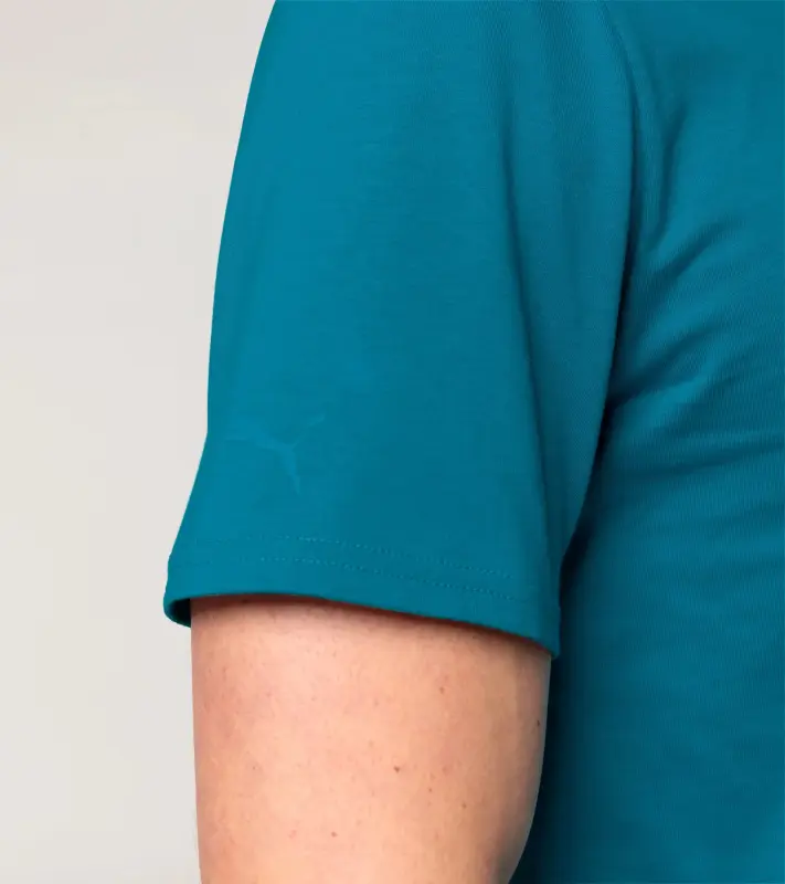 PORSCHE DESIGN T-shirt Essential Tričko volnočasové sportovní s kulatým výstřihem a logem modrá