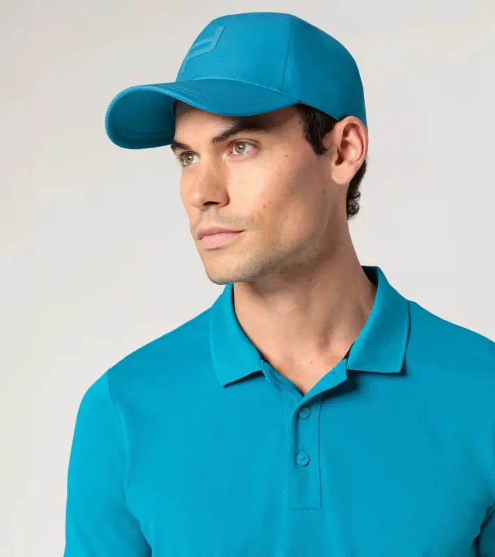 PORSCHE DESIGN Classic Cap Čepice kšiltovka s logem světle modrá
