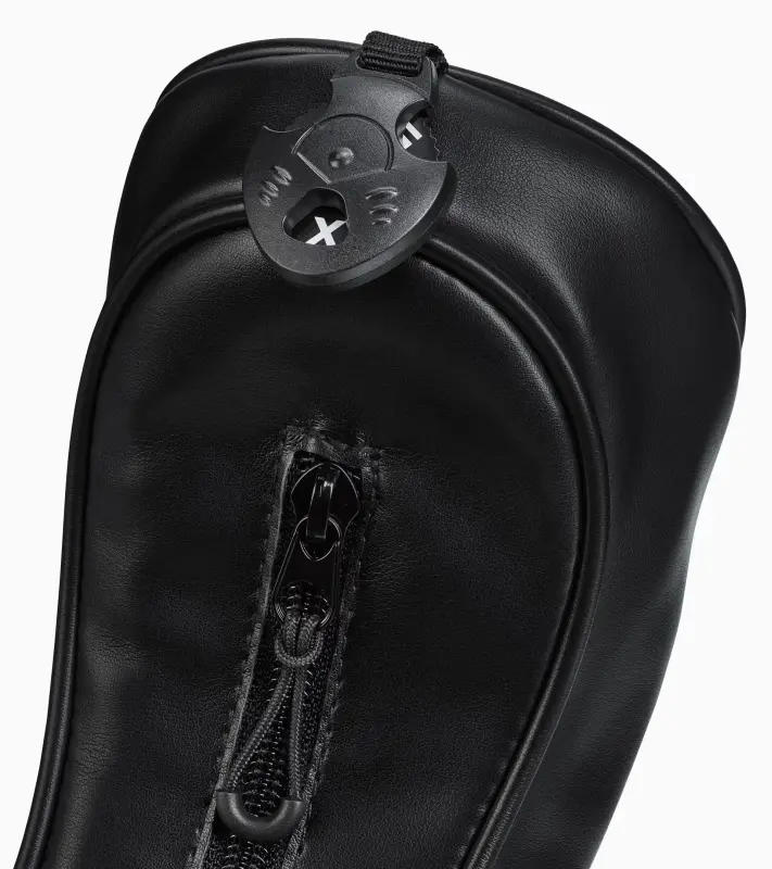 PORSCHE Golf clubs headcover, set of 3 Kryty na hlavy golfových holí v setu 3 kusy černá