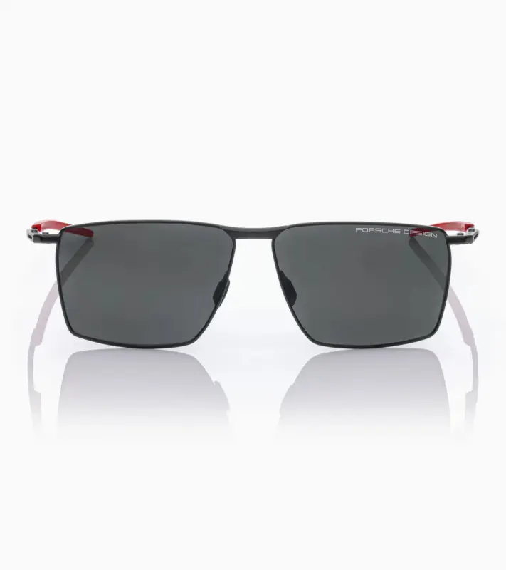 PORSCHE DESIGN Sunglasses P´8987 Sluneční brýle inspirované Porsche 911 GT3 RS červenočerné s kouřovými polarizovanými skly