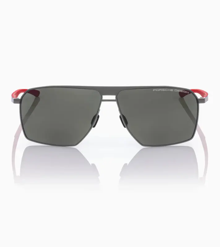 PORSCHE DESIGN Sunglasses P´8977 Sluneční brýle z uhlíkových vláken červenošedé s kouřovými polarizovanými skly
