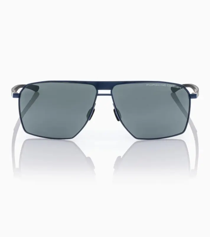 PORSCHE DESIGN Sunglasses P´8977 Sluneční brýle z uhlíkových vláken modročerné s modrými skly se zrcadlovým efektem