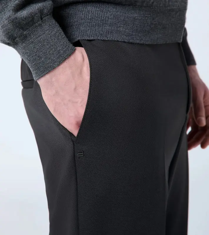 PORSCHE DESIGN Travel Suit Pants Kalhoty cestovní volnočasové vyštíhlené černá