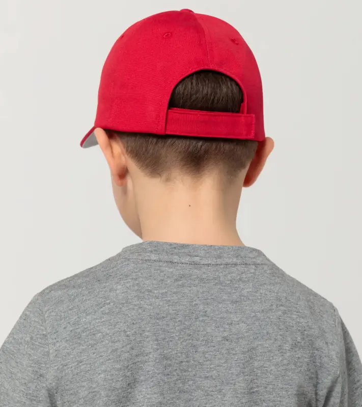 PORSCHE Kids cap Essential Čepice kšiltovka dětská se znakem červená