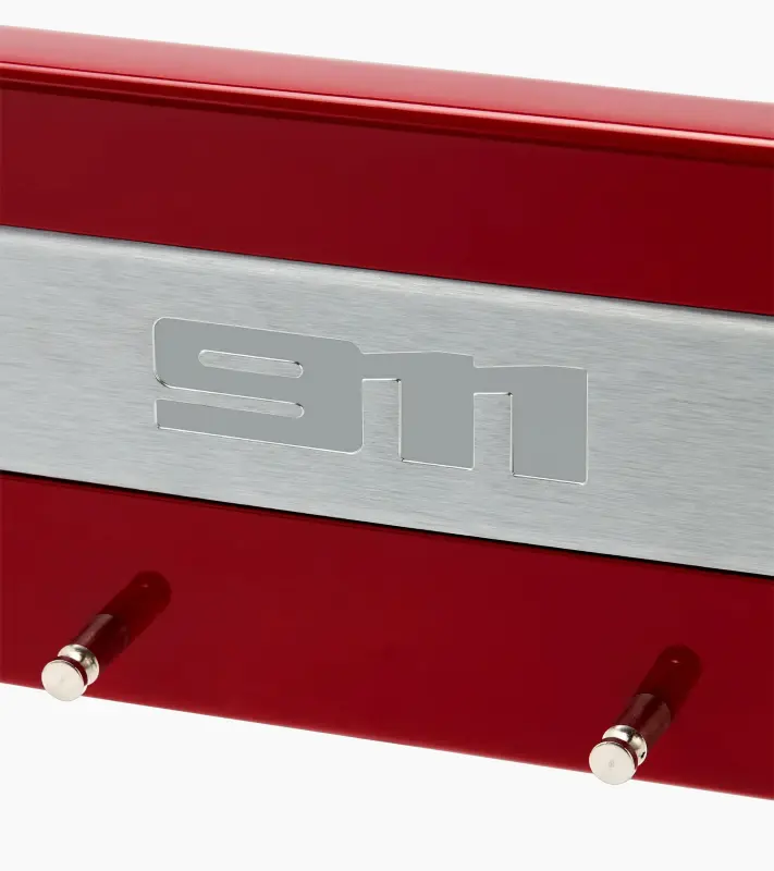 PORSCHE 911 key rack Věšák na klíče se 4 háčky v barvách sportovních vozů červená