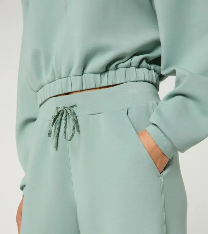 PORSCHE Tracksuit bottoms Cayenne Electric Lifestyle Kalhoty dámské volnočasové sportovní mátová zelená