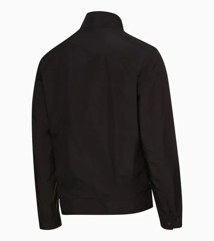 PORSCHE DESIGN Reversible Leather Jacket Bunda kožená oboustranná na zip voděodolná černá