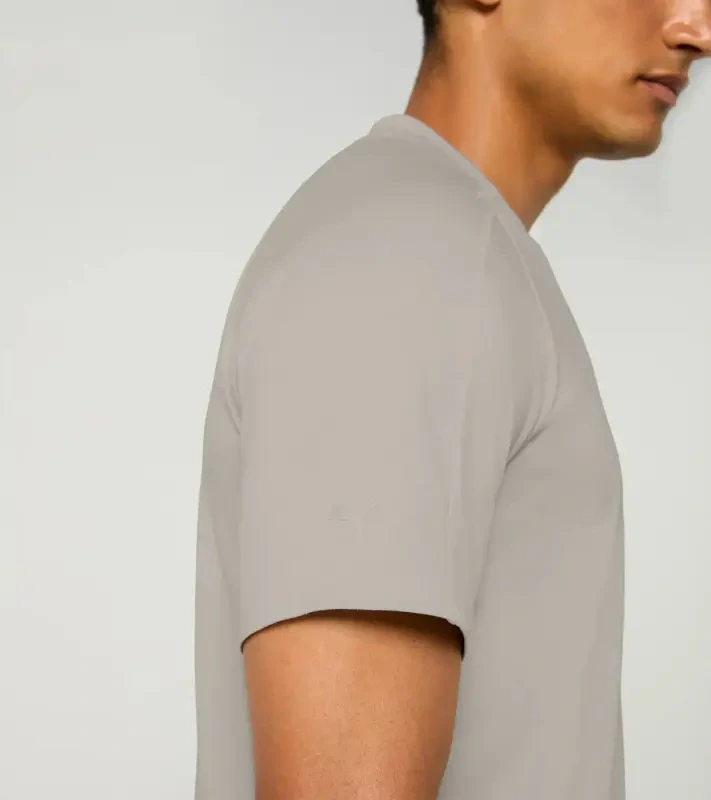PORSCHE DESIGN Sport-Tex Jacquard T-Shirt Tričko žakárové s kulatým výstřihem béžová