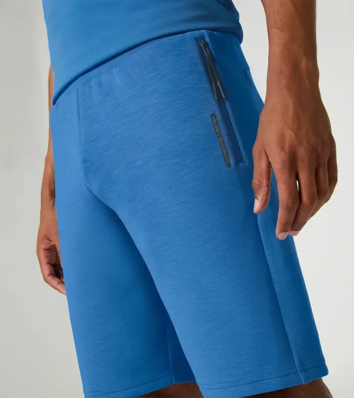 PORSCHE DESIGN Sweat Shorts Kalhoty krátké šortky funkční mírně elastické čistě modrá