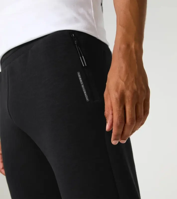 PORSCHE DESIGN Sweat Pants Kalhoty volnočasové sportovní funkční mírně strečové černá
