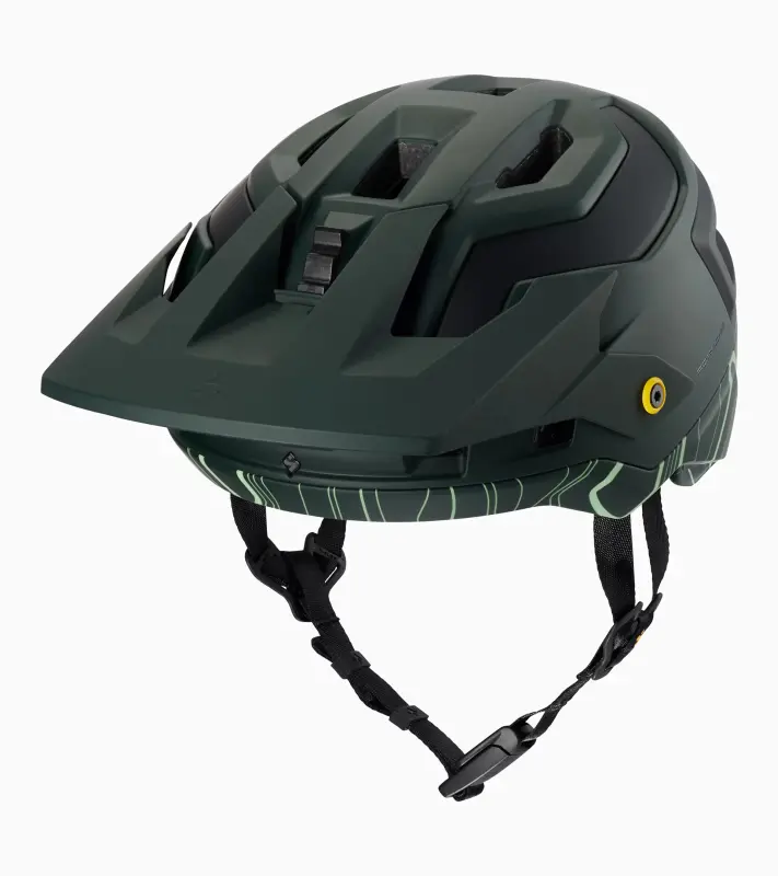 PORSCHE Bushwhacker 2Vi® Mips Mountain Bike Helma cyklistická přilba splňující nejnáročnější normy pro ochranu hlavy tmavě zelená