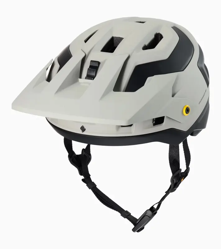 PORSCHE Bushwhacker 2Vi® Mips Mountain Bike Helma cyklistická přilba splňující nejnáročnější normy pro ochranu hlavy světle šedá