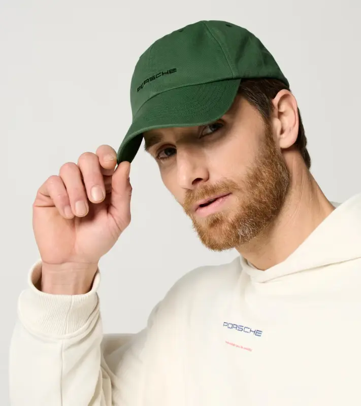 PORSCHE Retro Cap Fan Community Kšiltovka čepice UNI zelená