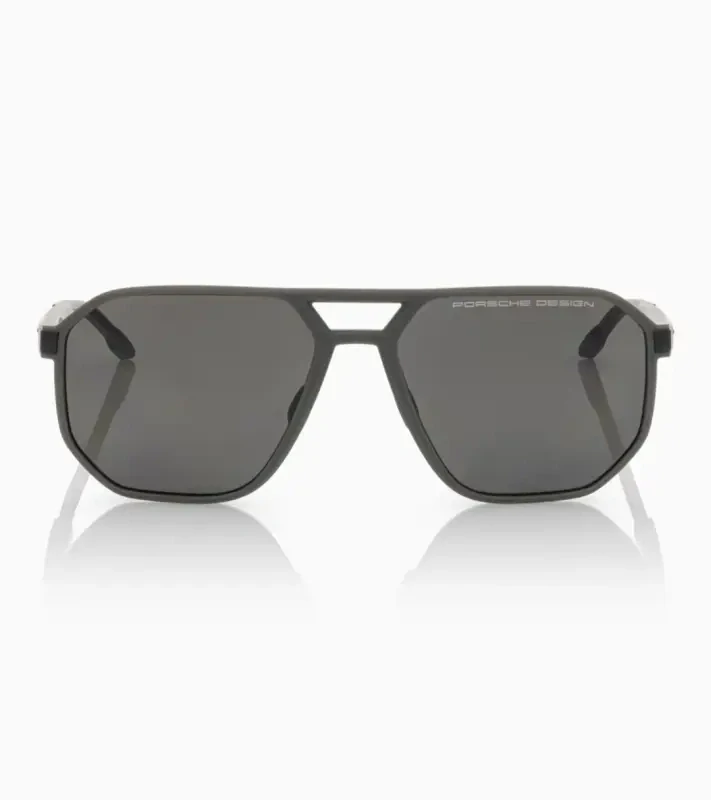 PORSCHE DESIGN P´86012 Sunglasses Neo Blade #2 Sluneční brýle charakteristických tvarů a barev. Šedooranžové s tmavě šedými polarizovanými skly.