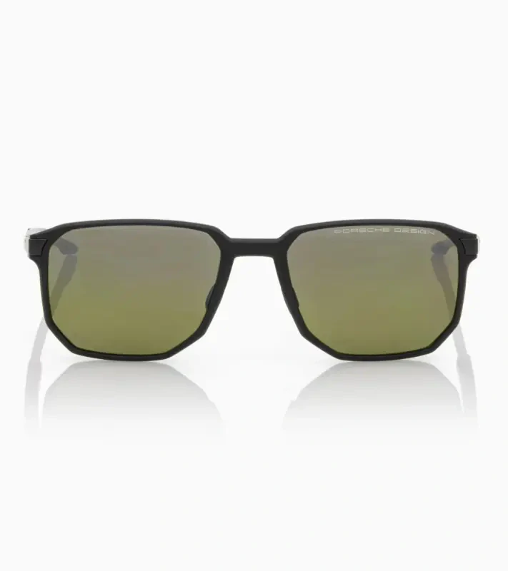 PORSCHE DESIGN P´86011 Sunglasses Neo Blade #1 Sluneční brýle typických tvarů a barev. Černožluté s šedozelenými polarizovanými XTR skly.