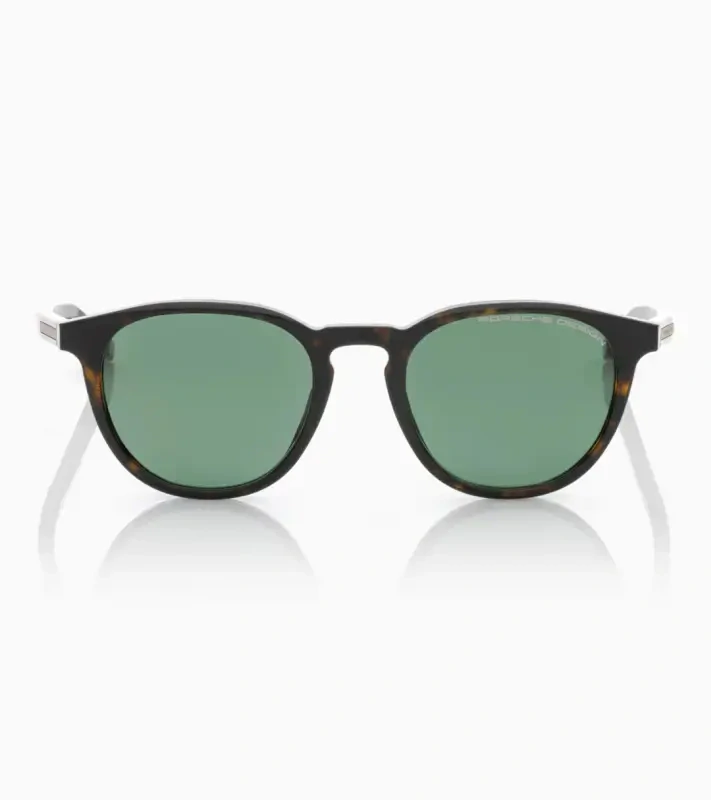 PORSCHE DESIGN P´86025 Sunglasses EDITION A #2 Uni Sluneční brýle nadčasového klasického tvaru černozlaté se světle tyrkysovými skly