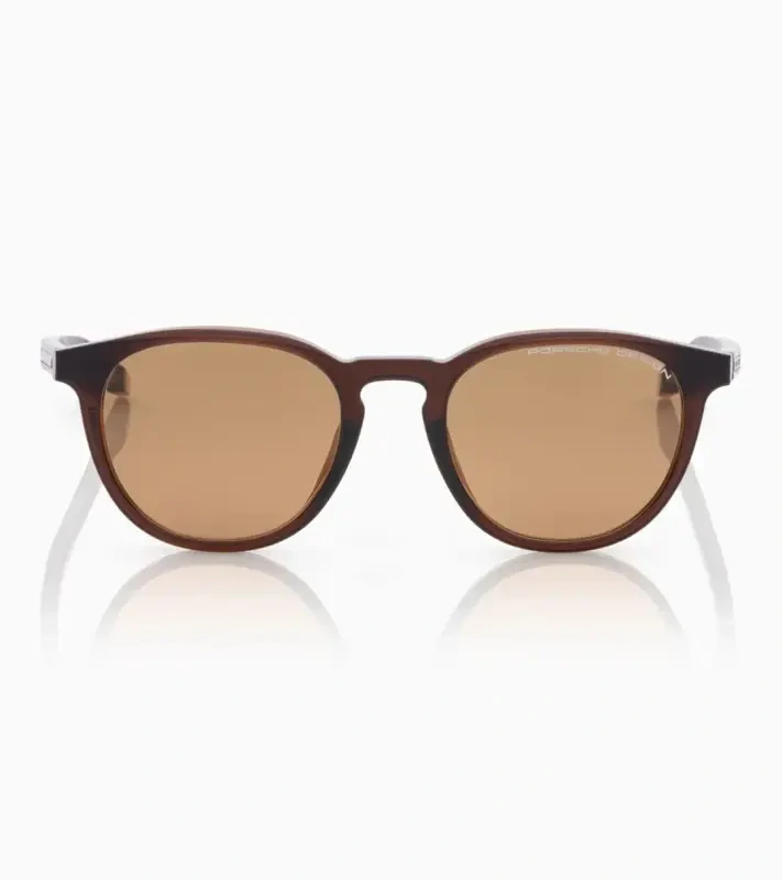 PORSCHE DESIGN P´86025 Sunglasses EDITION A #2 Uni Sluneční brýle nadčasového klasického tvaru hnědé se světle hnědými skly