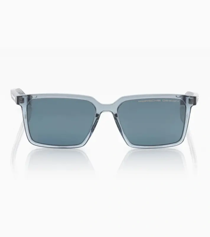 PORSCHE DESIGN P´86024 Sunglasses EDITION A #1 Uni Sluneční brýle nadčasového klasického tvaru šedé poloprůhledné s modrošedými skly
