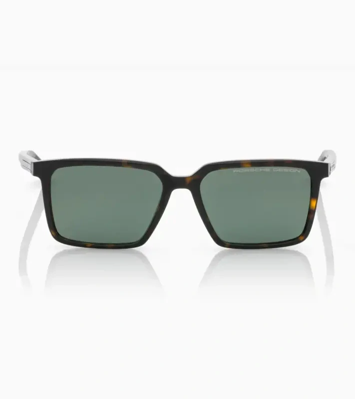 PORSCHE DESIGN P´86024 Sunglasses EDITION A #1 Uni Sluneční brýle nadčasového klasického tvaru černozlaté se světle tyrkysovými skly