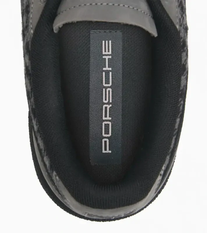 PORSCHE DESIGN 911 Pepita Palermo Sneakers Obuv volnočasová sportovní v retro stylu kostkovaná šedočerná