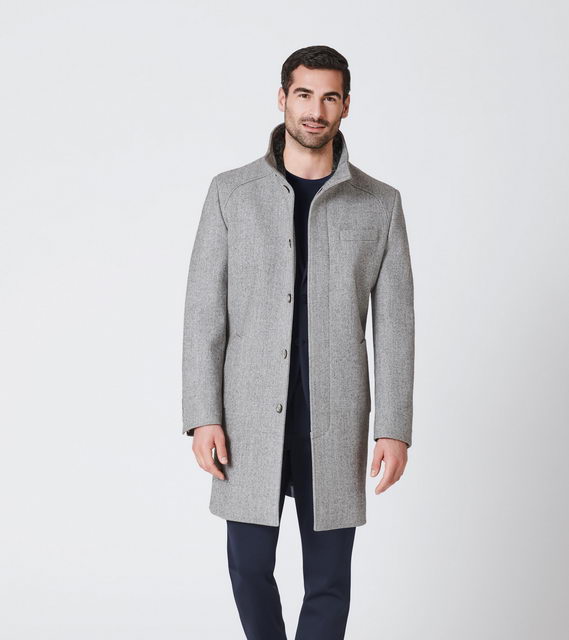 Porsche Design STAND COLLAR FORMAL COAT kabát