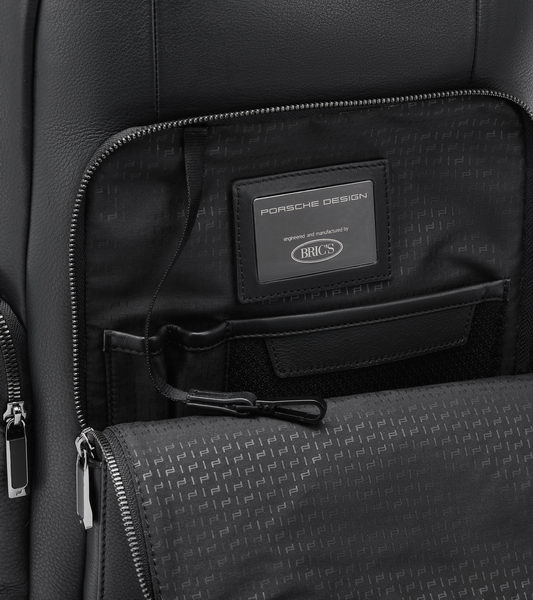 Porsche Design ROADSTER LEATHER BACKPACK S Batoh kožený černá black