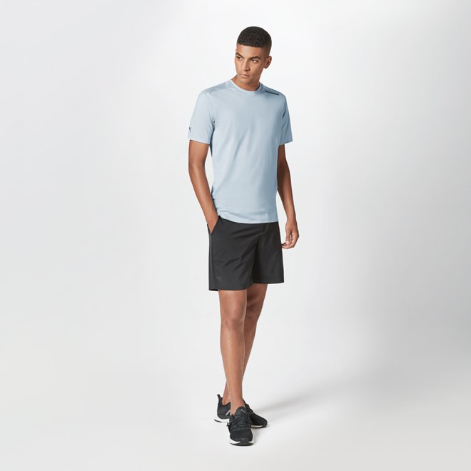 Porsche Design ESSENTIAL T-SHIRT Tričko s kulatým výstřihem světle modrá
