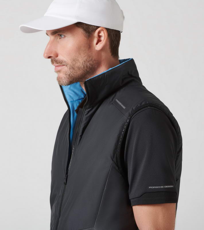 Porsche Design REVERSIBLE LIGHT PADDED VEST oboustranná vesta modrá 