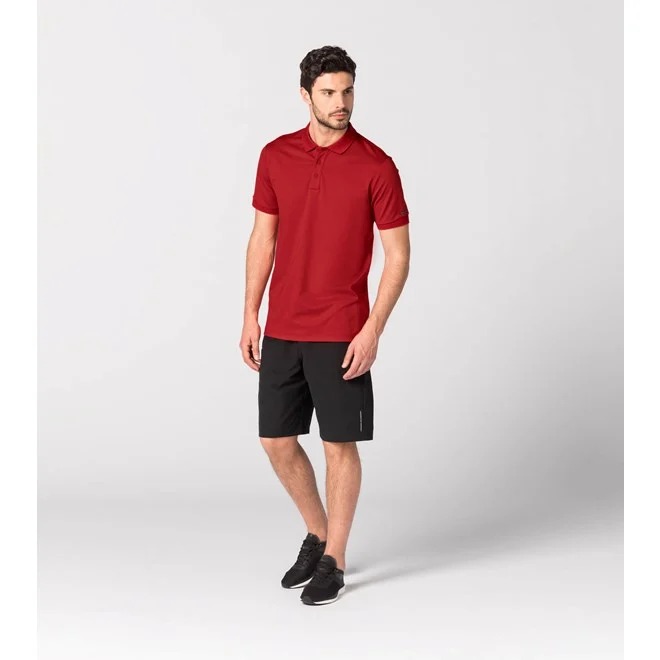 Porsche Design MEN'S POLO Tričko s límečkem červená urban red