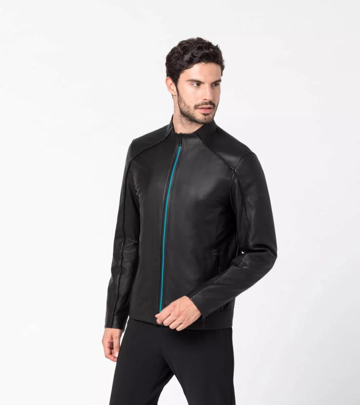Porsche Design Functional Leather Jacket funkční kožená bunda černá