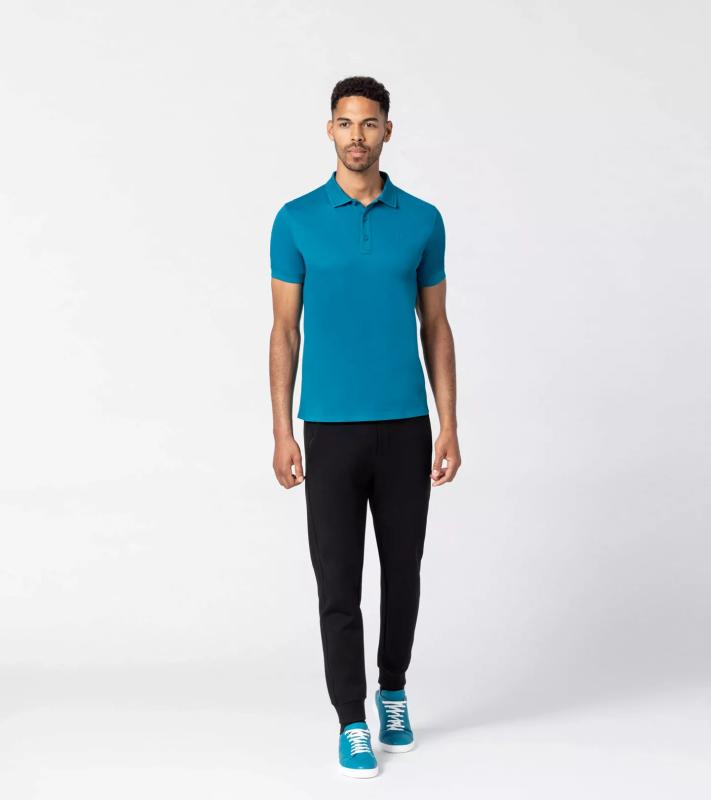 Porsche Design Tec Flex Polo triko s límečkem modrá oceán