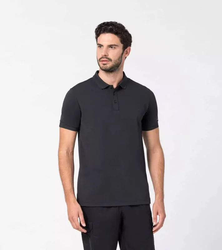 PORSCHE DESIGN Men's Polo Shirt Tričko s límečkem a knoflíčky černá