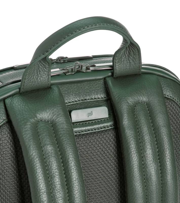 PORSCHE DESIGN Roadster Leather Backpack M1 Batoh střední velikosti kožený manažerský zelený