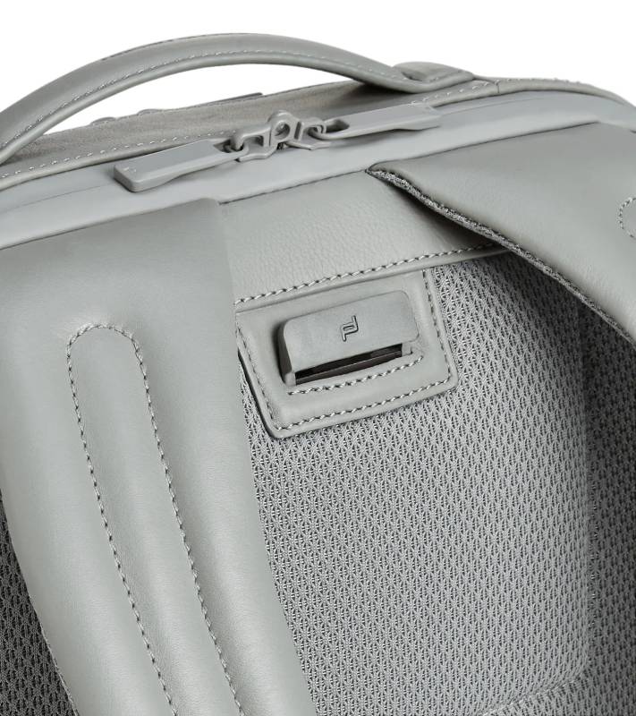 PORSCHE DESIGN Roadster Leather Backpack S1 Batoh menší velikosti kožený manažerský šedý